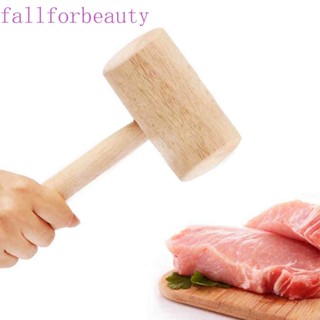 Fallforbeauty ค้อนไม้ธรรมชาติ ขนาดเล็ก สําหรับทุบปู เค้ก 10 ชิ้น