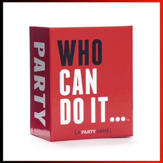 การ์ดเกม DSS GAMES Who Can Do It Party สําหรับเล่นเกม