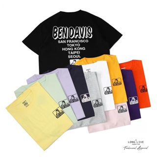 เสื้อยืดแขนสั้น ผ้าฝ้าย พิมพ์ลาย Ben Davis Gorilla Trend สไตล์คลาสสิก สําหรับคู่รัก