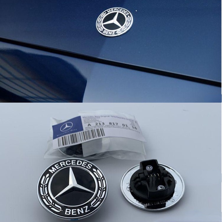ป้ายโลโก้ 57 มม. อุปกรณ์เสริม สําหรับ Mercedes Benz W124 W140 W163 W202 W203 W204 CLK CLS GLA GLC