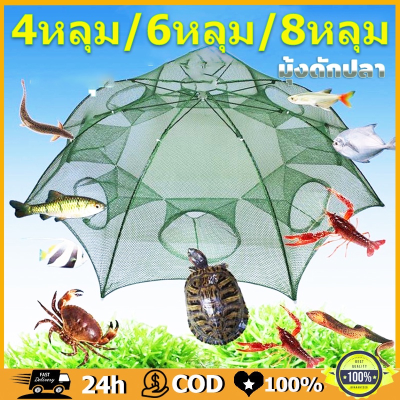 8ช่อง 10ชิ้น ที่ดักปลา ดักกุ้ง ที่ดักกุ้ง ช่อง มุ้งดักปลา มุ้งดักกุ้ง ที่ดักกุ้งฝอย ตาข่ายดักปลา กระชังปลา ดักจับกุ้งปลา