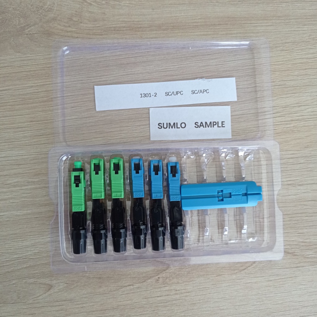 ของแท้ Sumlo 1301-2 Fast Connector SC/APC 0.3dB 55mm