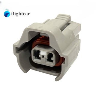 Flightcar ซ็อกเก็ตเชื่อมต่อหัวฉีดน้ํามันเชื้อเพลิง 2 Pin สีดํา 4age 20v Nissan Cefiro A33