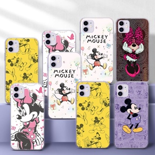 เคสโทรศัพท์มือถือแบบนิ่ม TPU ใส ลายการ์ตูนมิกกี้เมาส์ 37Q สําหรับ Samsung S10 S10E S20 Fe Lite S20 Ultra S21 Plus