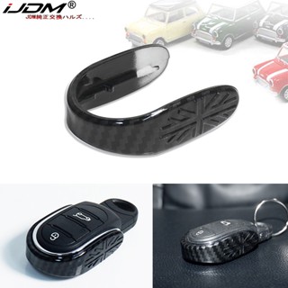 Ijdm ฝาครอบกุญแจรถยนต์ คาร์บอนไฟเบอร์ สําหรับ Mini Cooper S JCW One D 3rd Gen F55 F56 F57 F54 Clubman,Gen2 F60