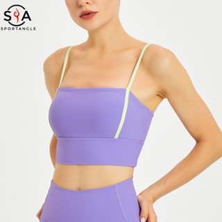 【Sportsangel】[Only bra]ชุดชั้นใน สปอร์ตบรา กันกระแทก เหมาะกับใส่เล่นโยคะ ฟิตเนส สําหรับผู้หญิง