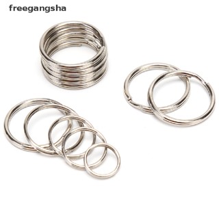 [FREG] พวงกุญแจห่วงโลหะ DIY 100 ชิ้น/ล็อต FDH