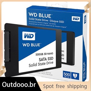 (ของแท้ 100% SSD) โซลิดสเตตไดรฟ์ ภายใน WD Blue SSD 500 GB 1 TB 2.5 นิ้ว สําหรับคอมพิวเตอร์ตั้งโต๊ะ SATA 3