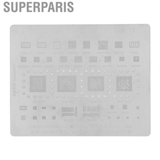 Superparis Phone CPU BGA Reballing Stencil  Wide Application Stainless Steel Tin Planting Template Quick Tinning High Accuracy  for A10S A605F A705F A920F