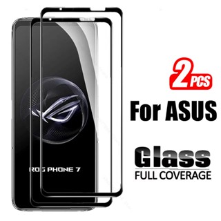 2 pieces Screen Glass Protector Tempered Glass Explosion-proof Glass Film For For Asus ROG Phone 5 6 7 Ultimate Phone7 Phone6 Pro