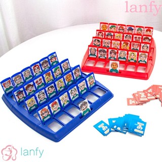 Lanfy Who Is It Board Game บอร์ดเกมปริศนา ของเล่นเสริมการเรียนรู้ สําหรับเด็ก และผู้ใหญ่