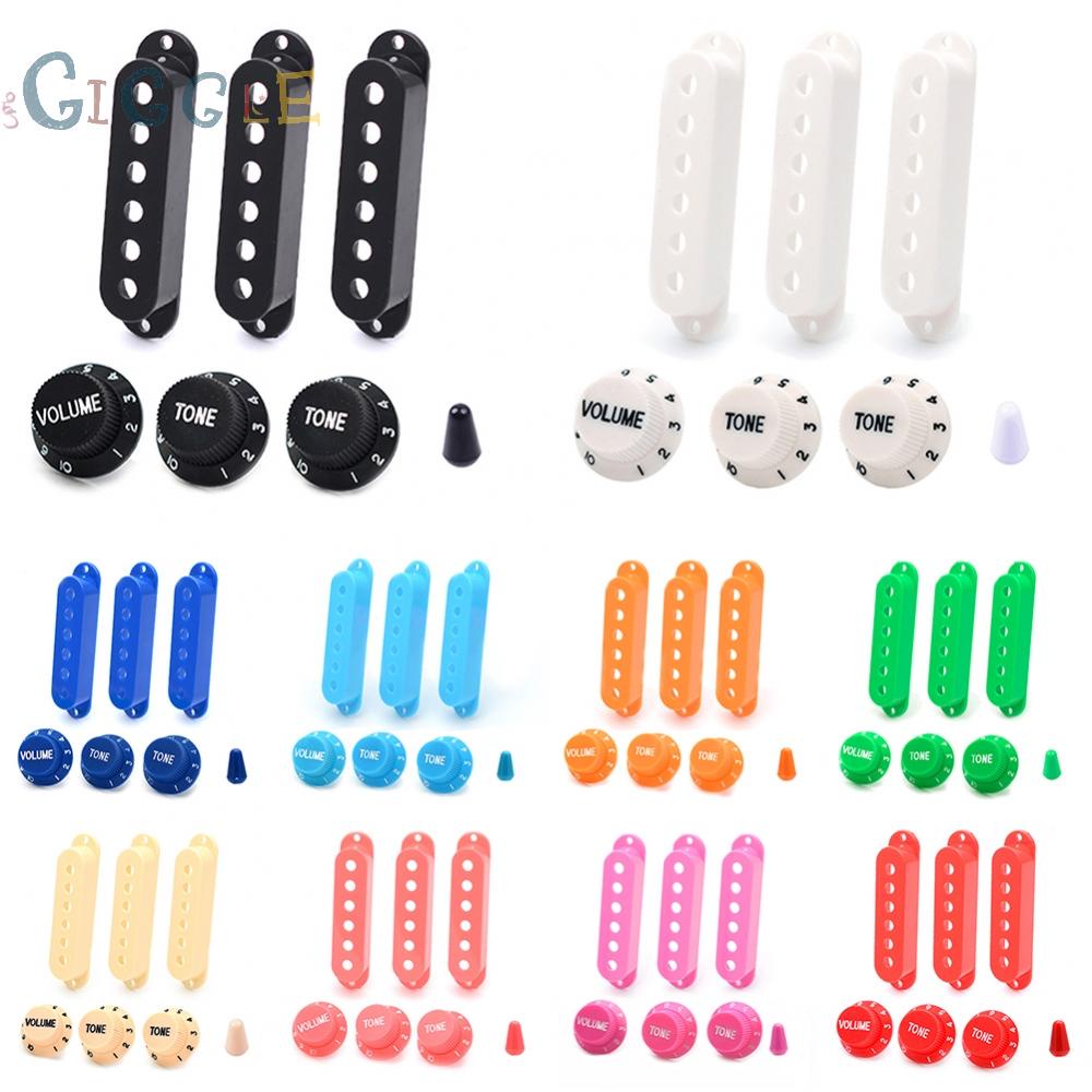 2023 Pickup Cover 2T1V Knob 48/50/52mm Pole For Single Coil Pickups Plastic