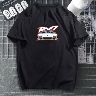 【เสื้อยืดใหม่】Sports car RX7 series  T-shirt cotton Unisex Asian size