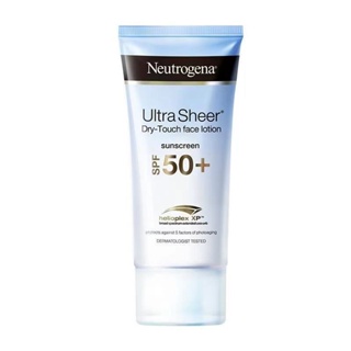 Neutrogena Ultra Sheer Dry-Touch ครีมกันแดด SPF50+++ ครีมกันแดดหน้า สูตรอ่อนโยน สดชื่น 30 มล. / 50 มล.