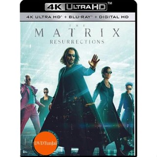 หนังแผ่น 4K 4K - The Matrix Resurrections (2021) เดอะ เมทริกซ์ เรเซอเร็คชั่นส์ - แผ่นหนัง 4K UHD (เสียง Eng 7.1 Atmos/ไท