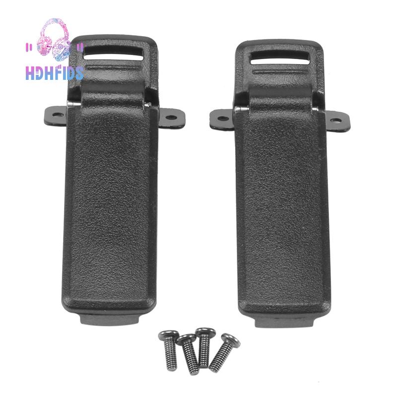 อะไหล่คลิปหนีบวิทยุสื่อสาร 2 ทาง UV5R สําหรับ intercom UV5R 5RA 5R + 5RB 5RC 2 ชิ้น