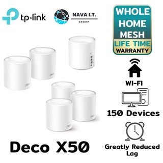 COINSคืน15%⚡FB9JMZV6⚡ TP-LINK DECO X20 WIFI AX1800 WHOLE HOME MESH WI-FI 6 LIFETIME WARRANTY