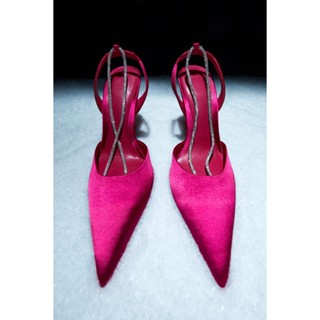 H&amp;M  Woman Rhinestone chain-detail court shoes 1101809_1