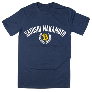 เสื้อยืด ลาย Satoshi Nakamoto BTC Bitcoin 6 สี