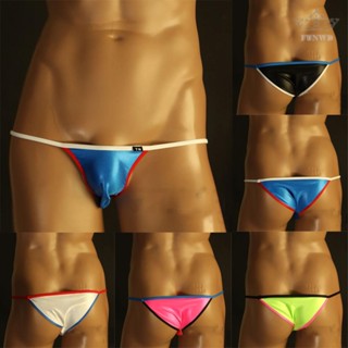 【FUNWD】Men Briefs G/String Underwear T-BackSexy Micro Low-rise Bikini Thongs String