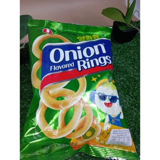 โอเรียนน์เฟลเวอร์ริง ลูกอมหัวหอมวงอบกรอบตรานางชิม 50g Orient Flavor Ring Nang Chim Crispy Onion Ring Candy 50g.