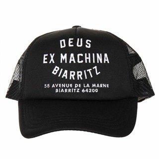 Deus Ex Machina Biarritz หมวกบรรทุกที่อยู่ สีดํา