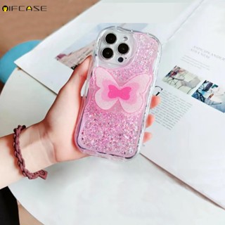 เคสโทรศัพท์มือถืออีพ็อกซี่ เรซิน แบบนิ่ม ลายผีเสื้อ ประดับกลิตเตอร์ หรูหรา สําหรับ Redmi Note 12 11T 10 K60 K50 K40 K30 Pro Plus 11 SE 5G K60E Ultra K40S