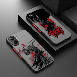 เคสโทรศัพท์มือถือ ผิวด้าน ลายการ์ตูนอนิเมะ Berserk Guts สําหรับ OPPO Realme 3 5 6 7 7I 8 8I 9 10 GT MASTER NEO2 X7 XT PRO 5G PLUS C33 C31 C30S C30