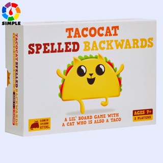 Exploding Kittens LLC Tacocat Spelled Backwards - Family Card Game - Card Game