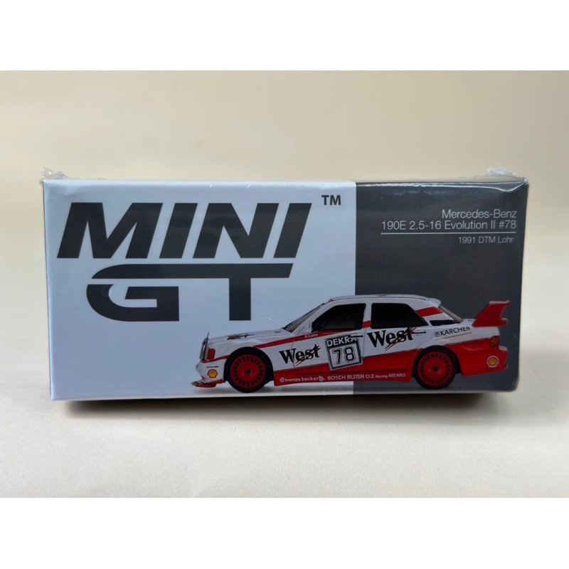 🔹Mercedes Benz 190E 2.5- 16 Evolution II #78 #395 Scale 1:64 ยี่ห้อ Mini gt