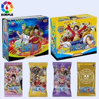 One Piece Japanese Anime Collection Card Cartas Luffy Roronoa Sanji Nami TCG Game Cards 50-210Pcs/Box Children Birthday Gift