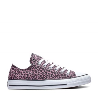 Converse รองเท้าผ้าใบ Sneakers CTAS Mini Leopard Print OX Pink/Black ผู้หญิง สีชมพู / ดํา - 572053CH1PIBK