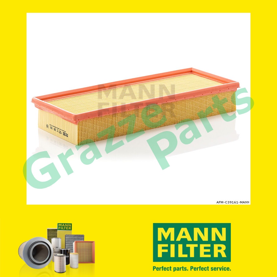 Mann ไส้กรองอากาศเครื่องยนต์ C39161 C 39 161 BMW 5 Series E34 530i 535i BMW 7 Series E32 730i 735i