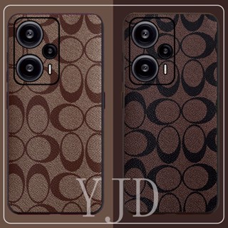 Yjd เคสโทรศัพท์หนังนิ่ม กันกระแทก แฟชั่นหรูหรา สําหรับ Xiaomi POCO F5 Pro