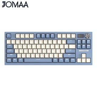 Jomaa คีย์บอร์ดเกมมิ่งไร้สาย RGB บลูทูธ แบบมีสาย อเนกประสงค์