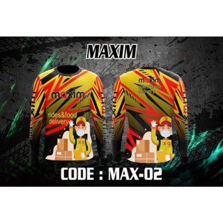 Maxim เสื้อกีฬาแขนยาว แบบเต็มตัว สําหรับขี่จักรยาน