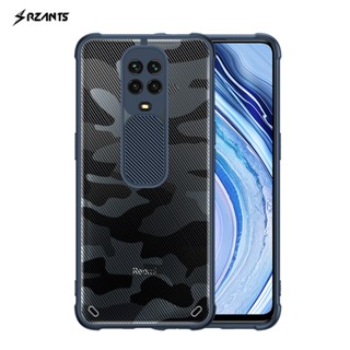 สําหรับ Xiaomi Redmi Note 9S เคส Rzants ถุงลมนิรภัย ลายพราง PC TPU บางเฉียบ เคสโทรศัพท์ป้องกัน