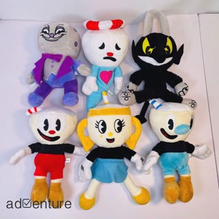 Adven ของเล่นตุ๊กตาการ์ตูน Cuphead Adventure น่ารัก สําหรับแฟนคลับ เก็บสะสม