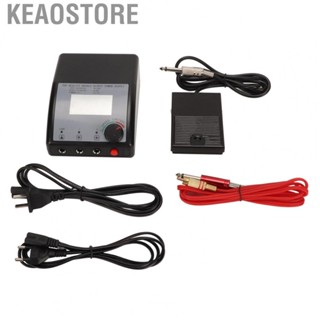 Keaostore Tattoo Power Supply Set  Liner Shader 80-250V Complete 4pcs Tattoo  Cord  for Salon