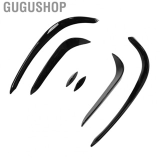 Gugushop Front Bumper Spoiler Kit  Scracth Resistant Bumper Fog Light Cover Aerodynamic  for Cars