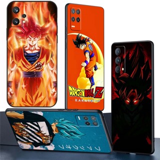 เคสโทรศัพท์มือถือซิลิโคน TPU แบบนิ่ม ลาย BS69 อนิเมะ Goku Super Saiyan God สําหรับ Realme 10T 11 Pro 11 Pro+ C55 C33 2023 GT Neo5 SE GT3 Narzo N55 N53