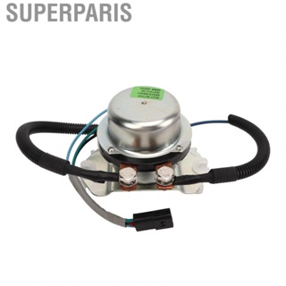 Superparis Main Power Switch  Robust 24V Red Copper Terminal Alloy Steel Excavator  Relay Switch Compact  for SK200 8 for SK200 5