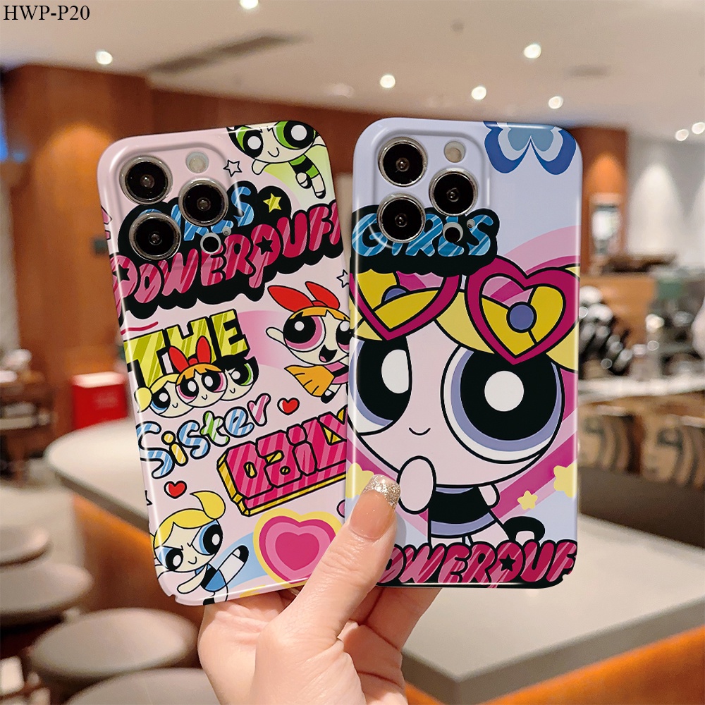 Huawei P40 P30 P20 Pro เคสหัวเว่ย สำหรับ Case Cartoon The Lovely Girls เคสโทรศัพท์ Hard Phone Cases