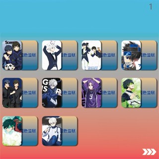 Xijing การ์ดเกมเลเซอร์สองด้าน ขนาดเล็ก ลายการ์ตูนอนิเมะ Blue Hell