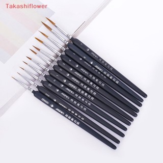 (Takashiflower) Miniature Paint Brush Professional Nylon Brush Acrylic Paing Thin Line Pen