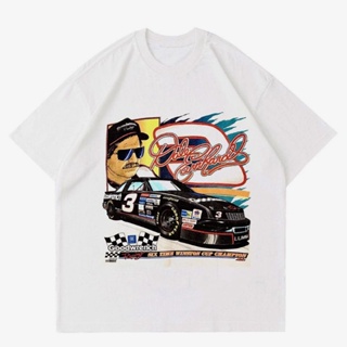 พร้อมส่ง ผ้าฝ้ายบริสุทธิ์ T-Shirt    KAOS NASCAR RUMBLE DALE EARNHARDT GOOD WRENCH  T-SHIRT VINTAGE RACING  KAOS BAJU