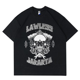 📦พร้อมส่ง T-SHIRT    LAWLESS JAKARTA   PRIA WANITA  BAJU DEWASA DAN ANAK  TSHIRT DISTRO OTOMOTIF   BLACK  HITAM