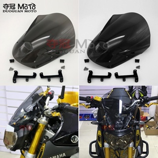 กระจกกันลม ด้านหน้า ดัดแปลง สําหรับ Yamaha MT09 MT-09 13-16