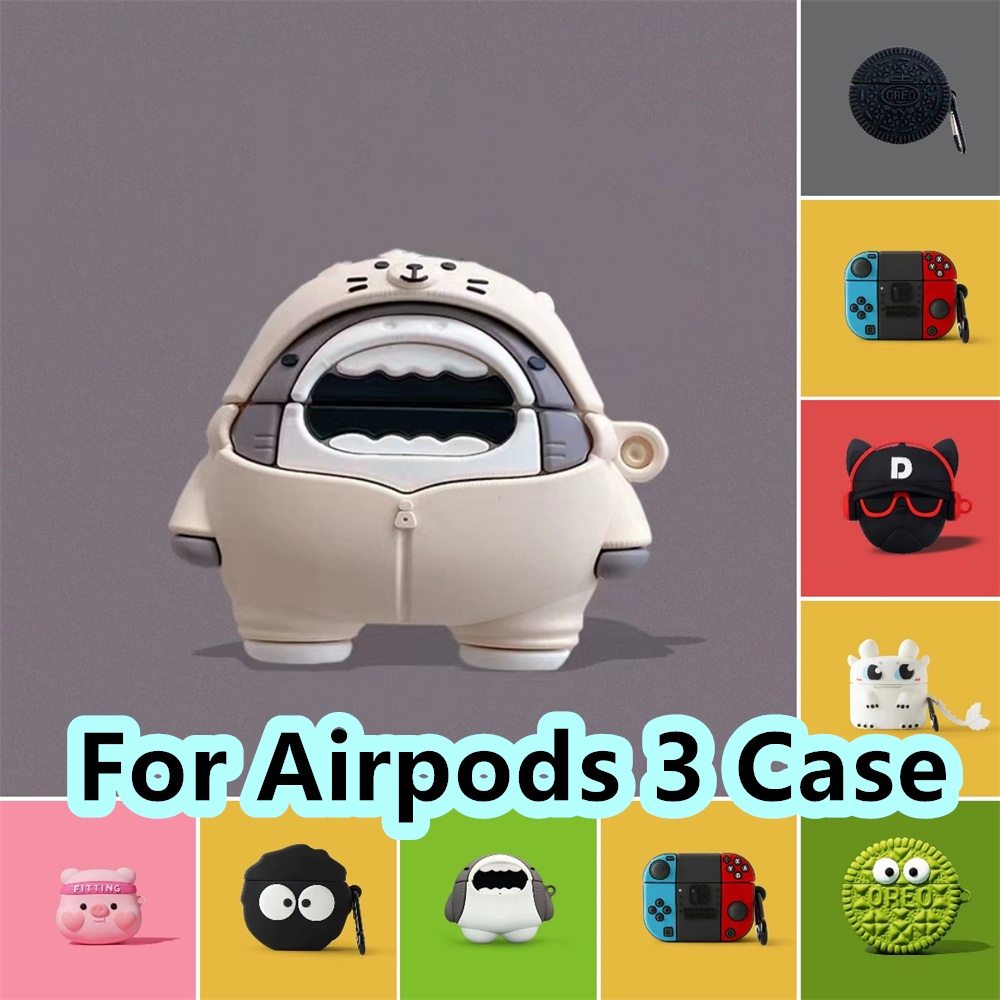 พร้อมส่ง! เคสหูฟัง แบบนิ่ม ลายการ์ตูน สําหรับ Airpods 3 – โปรปัง
