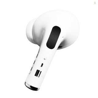 Flt ลําโพงไร้สายบลูทูธ 5.0 แบบพกพา รองรับการ์ด TF AUX โหมด FM สีขาว สําหรับกิจกรรมในร่ม กลางแจ้ง รองรับโหมด FM 3.5 มม.